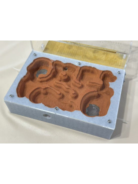 F5 Large cement (plaster) ant farm ( Marble color) (nest only) 