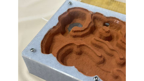 F5 Large cement (plaster) ant farm ( Marble color) (nest only) 