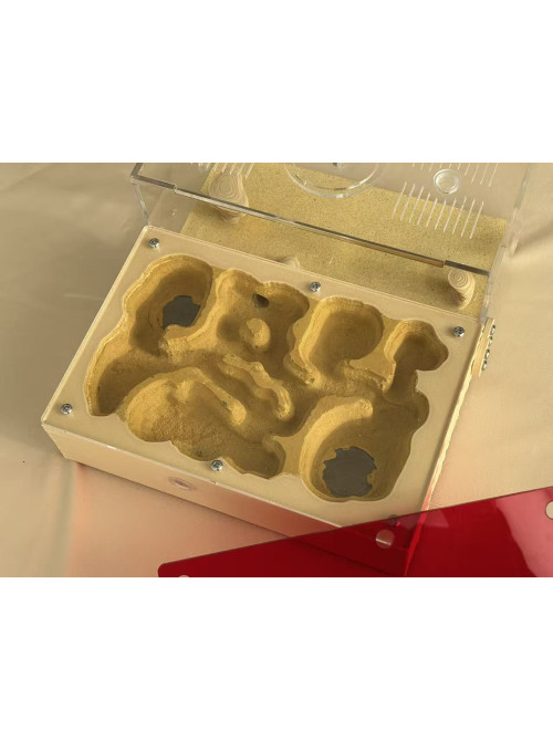F5 Large cement (plaster) ant farm ( sandcolor) (nest only) 