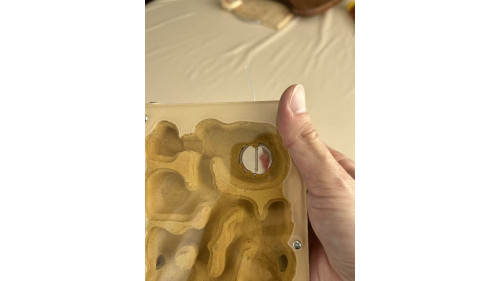 F5 Large cement (plaster) ant farm ( sand color) (180 x 200 x 90mm) 