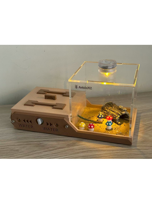 W3 farm + living area ( expandable farm) wood color