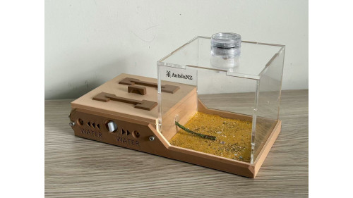 W3 farm + living area ( expandable farm) wood color