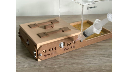 W3 farm + living area ( expandable farm) wood color