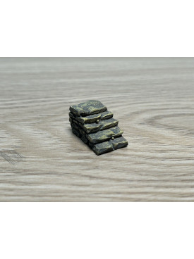 Resin simulation gray straight steps 