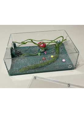 Large living area (350 x 240 x 105mm)  =forest=