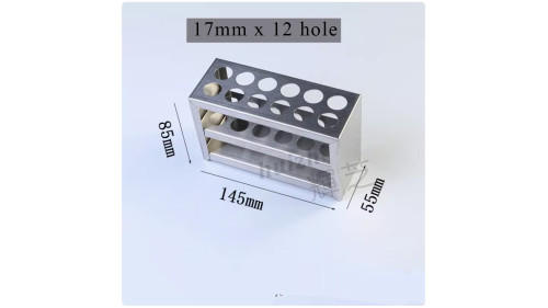 Stainless steel Test Tube stand 17mm