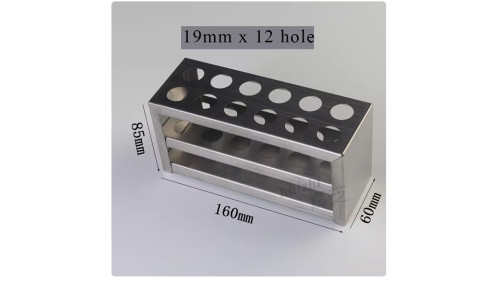 Stainless steel Test Tube stand 19mm