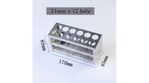 Stainless steel Test Tube stand 21mm