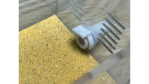 3D print Connect tube Screw and clip for 10mm hole