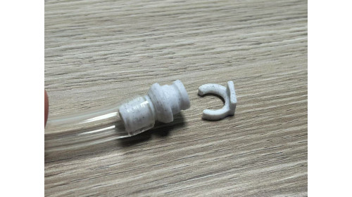 3D print Connect tube Screw and clip for 10mm hole