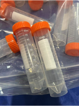 10pcs 50ml Polypropylene PP Centrifuge, Sample Test Tube Liquid Storag