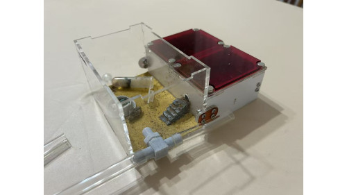 Connect T tube with nut