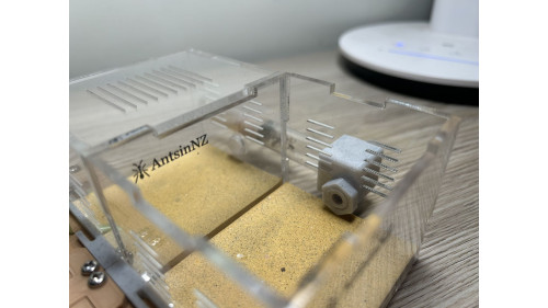 connect "ants in tube" to farm or living area you have
