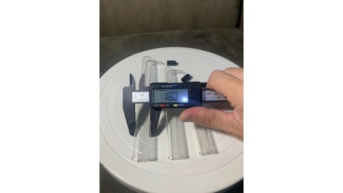 glass tube with cap